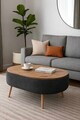 Masuta de cafea, Hanah Home, Luno, 90x45x60 cm, Antracit