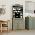 Dulap de bucatarie, Miwood, Lucas 1600-129, 80x100x42 cm, PAL, Verde