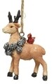 Glob Deer standing, Decoris, 5.9x3.10x8.4 cm, poliester, maro