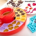 Aparat pentru fondue de ciocolata si jeleu 2 in 1, Yupot InnovaGoods, 40W, Ø32 x 9 cm