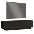 Comoda TV Zoeva, Pakoworld, 140x35.5x38.2 cm, PAL/MDF, wenge