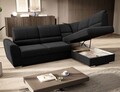 Coltar extensibil dreapta 3 locuri ELTAP, RT-10FL, Siber, 270x186x93 cm, lemn/poliester, negru