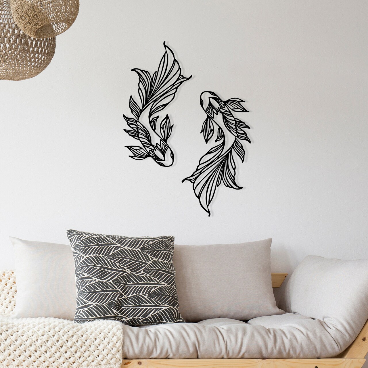 Decoratiune de perete, Verano, Dimensiuni: 65 x 94 cm, Negru - view 3