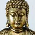 Decoratiune Buddha Jarven V1, Boltze, 20x17x30 cm polirasina