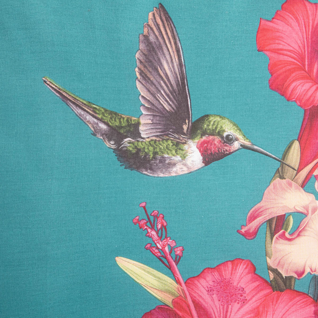 Lenjerie de pat dubla Bloom, Homla, 160x200 cm, 3 piese, bumbac, verde - view 3