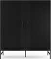 Dulap multifunctional ELTAP, Raftt, 122x42x140 cm, PAL/MDF, negru