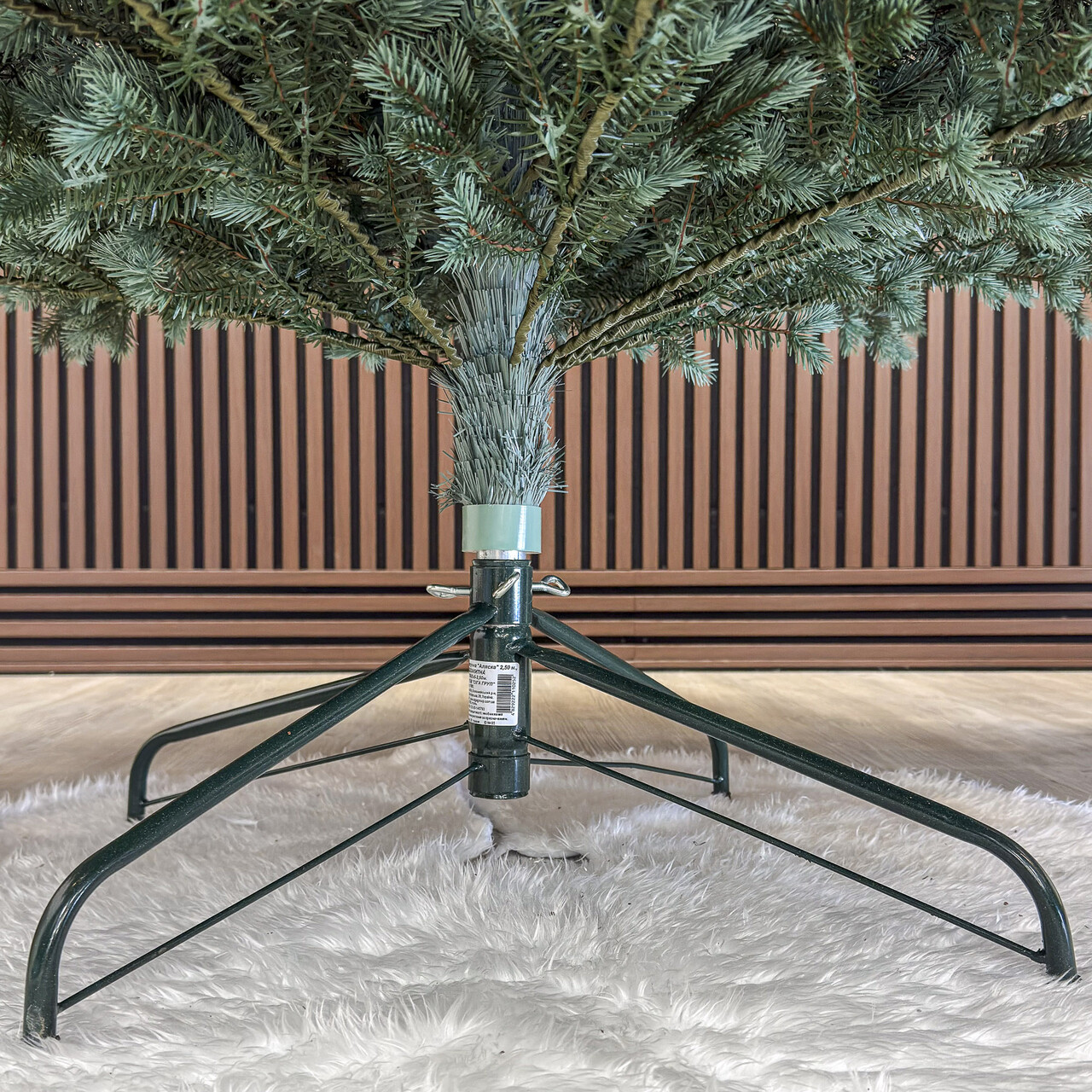 Brad artificial Christmas Deluxe by Sersimo, Alaska Select verde argintiu, integral 3D, 250 cm - view 7