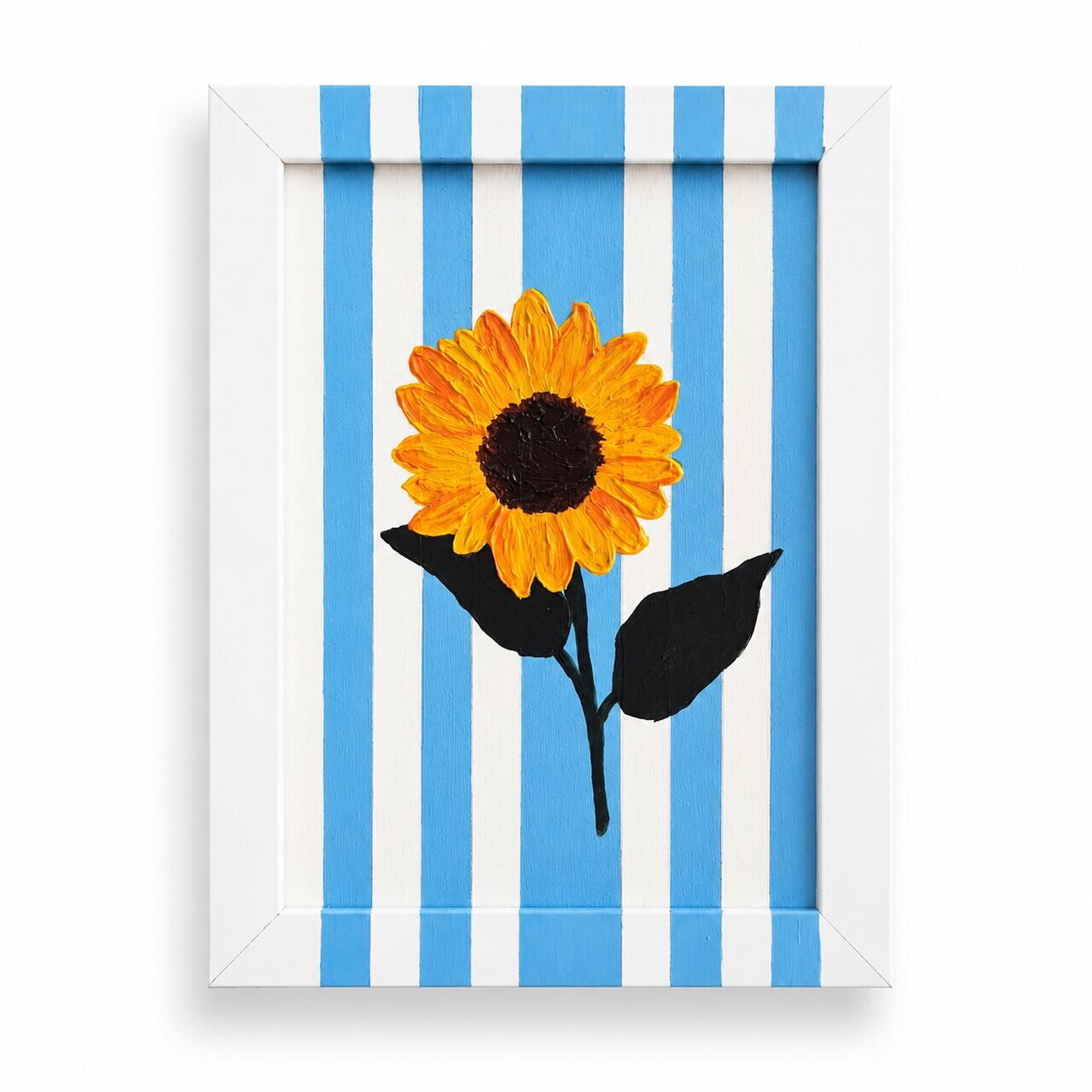 Tablou decorativ, YBC11866, Canvas, Rama din lemn (grosime 3 cm), Multicolor — imaginea 3