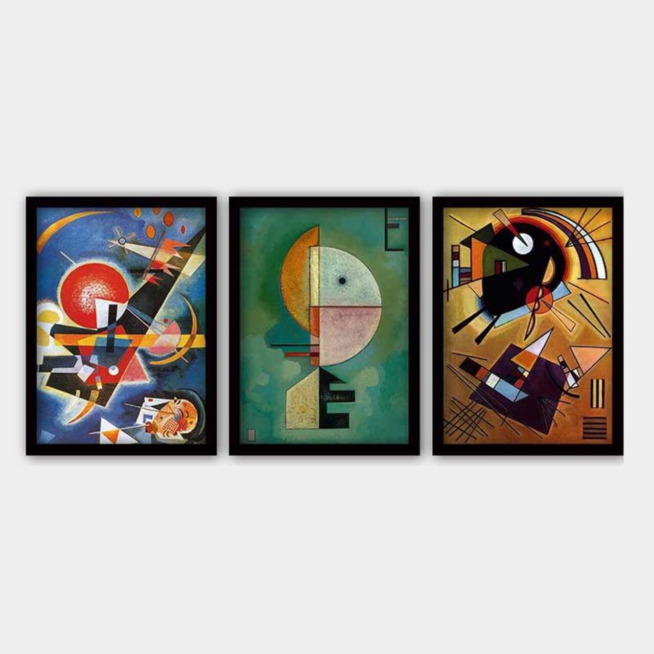 Set 3 tablouri decorative, 3SC_UN287405 _3545, Polistiren, Multicolor - view 3