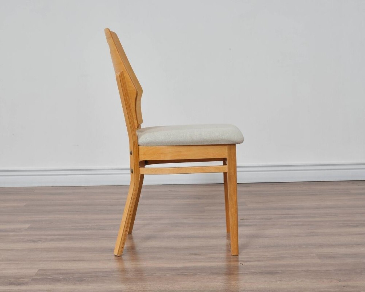 Set de scaune (2 Pieces), Hanah Home, Nou, Lemn, Stejar / Bej - view 2