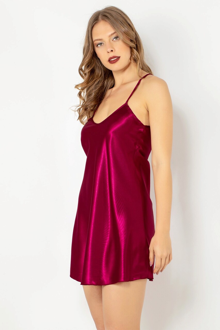 Camasa de noapte, 995MRE1719 - XL/XXL, Miorre, Rosu claret - view 4