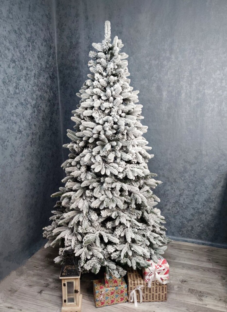 Brad artificial Christmas Deluxe by Sersimo, Global nins, mix 2D+3D, 180cm — imaginea 2