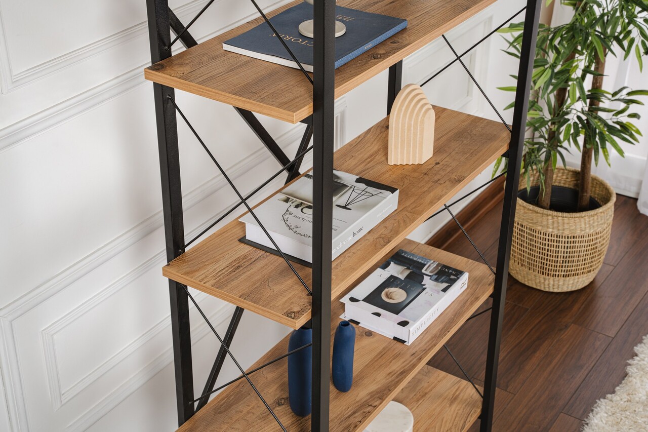 Corp biblioteca, Nordure, Elysian, Pin Atlantic / Negru - 2 | YEO