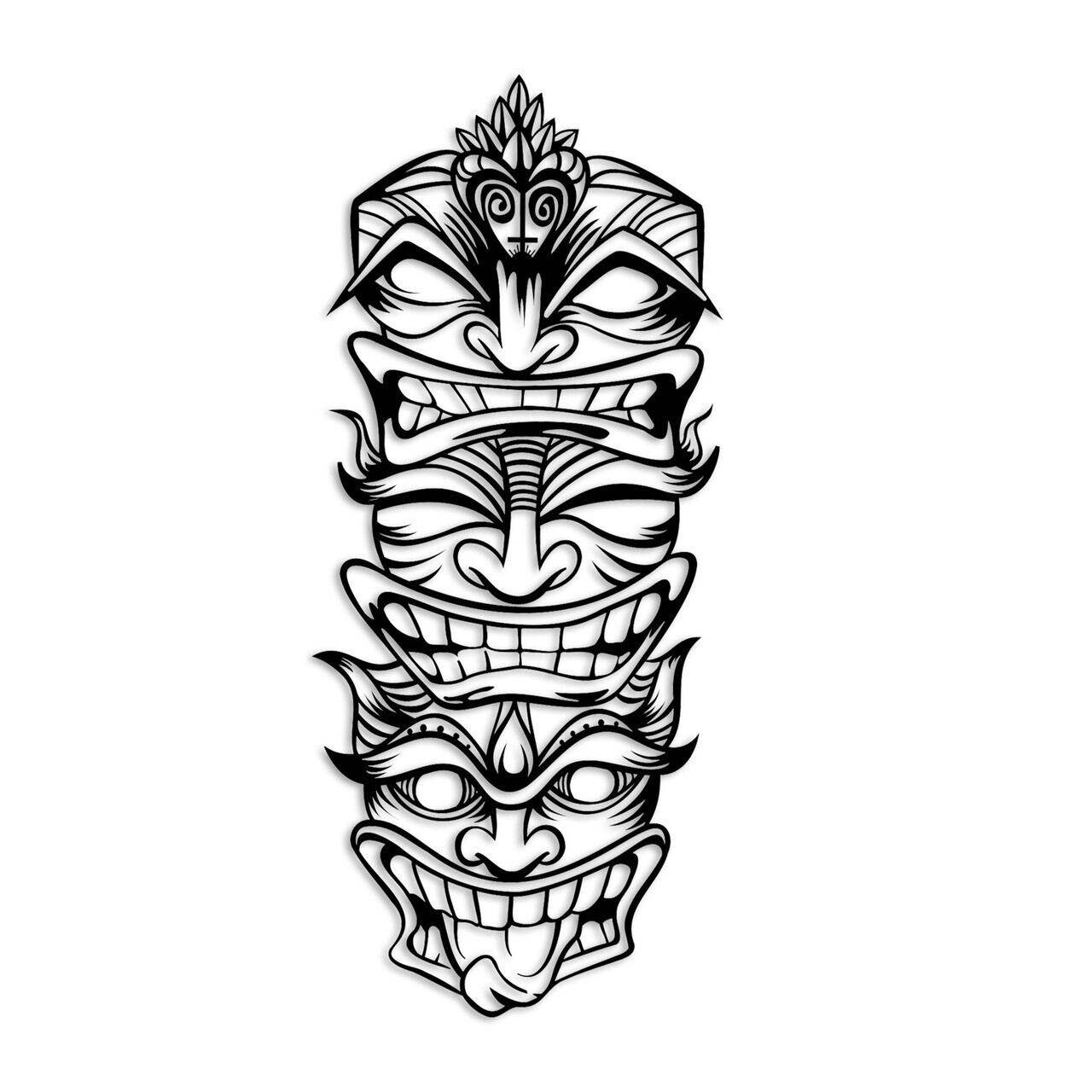 Decoratiune de perete, Fun Naughty Wild, Metal, (Grosime: 1,5 mm), Negru — imaginea 5