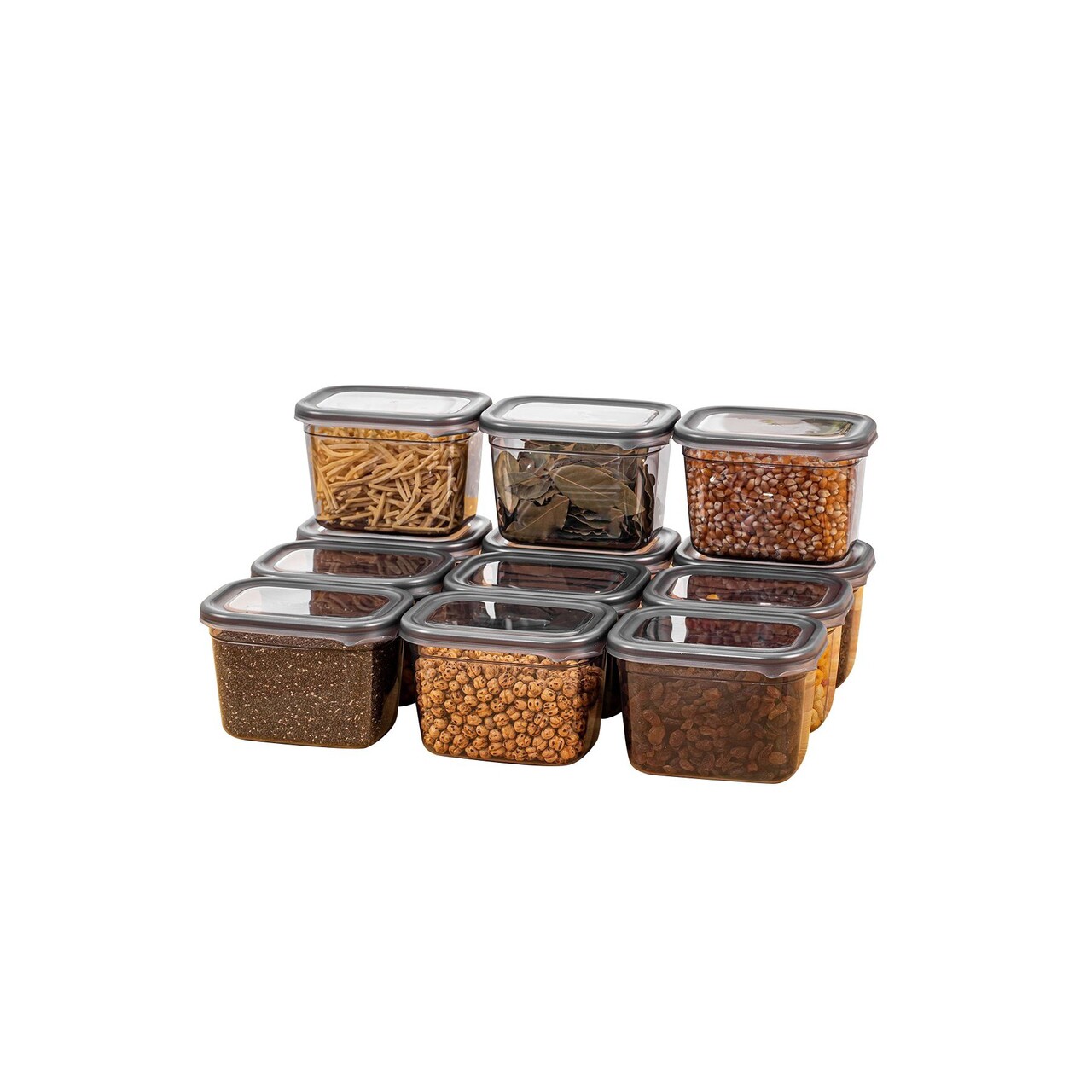 Set recipiente depozitare, Hermia, 964FRM5335, Antracit - view 2