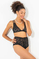 Set lenjerie intima sutien si chiloti, 995MRE1379 - XXL, Miorre, Marime: XXL, Negru