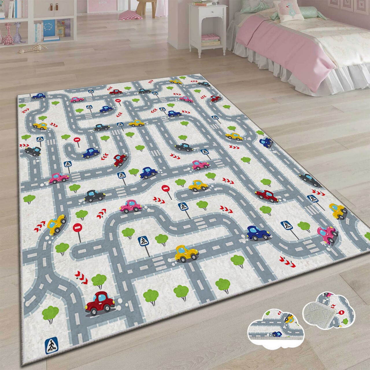 Covor csbrghl-279 80x140 cm Poliester Multicolor