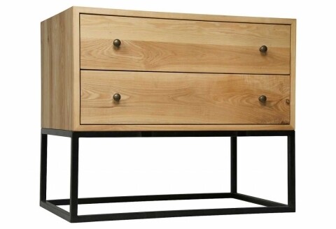 Noptiera cu 2 sertare Idaho, Heinner, 60x75x40 cm 60x75x40 imagine 2022