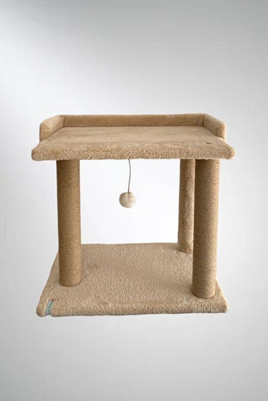 Pat pentru pisici, Paws &amp; Whiskers, Liza, Tesatura Welsoft, Bej - view 3