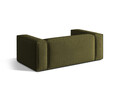 Canapea 2 locuri, Nuria-88, Micadoni Home, 170x110x72 cm, catifea, verde moss melange