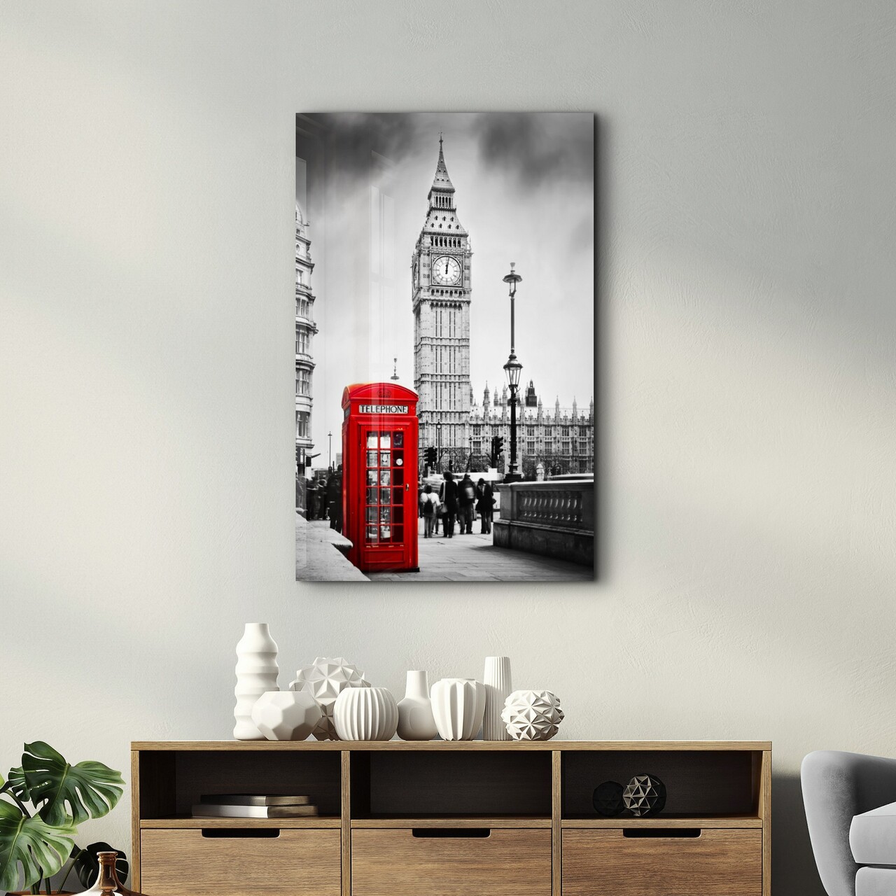 Tablou decorativ, OGLS-1214, Dimensiune: 35 x 55 cm, Multicolor - view 3