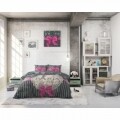 Lenjerie de pat pentru doua persoane I love Paris, Royal Textile, 100% bumbac