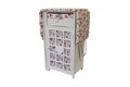 Dulap cu masa de calcat Heart Rose, Bedora, 146 x 38 x 85 cm, alb
