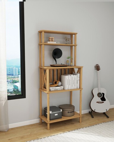 Raft universal, Hanah Home, Vetona Cafona, 73x174x39 cm, Stejar