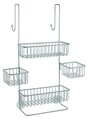 Organizator suspendat pentru cabina de dus Metalo, iDesign, 27x21x58 cm, otel