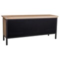 Bufet inferior Creaciones Meng, 120x35x54 cm, MDF, natural