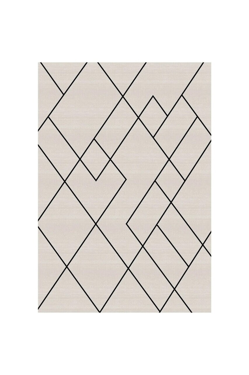 Covor, CLR-40086MUTFAK-9, 100x200 cm, Poliester, Alb — imaginea 2