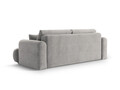 Canapea extensibila 3 locuri, Ella-193, Micadoni Home, 253x108x94 cm, tesatura structurata chenille, bej inchis