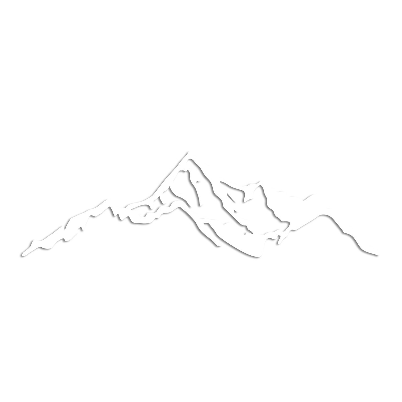 Decoratiune de perete, Mountain, Dimensiuni: 67 x 20 cm, Alb - view 5