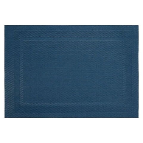 Suport farfurie Velvet, Ambition, 30x45 cm, PVC, albastru