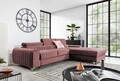 Coltar extensibil dreapta 3 locuri ELTAP, RT-24VE, Grayson, 278x205x92 cm, lemn/poliester, roz