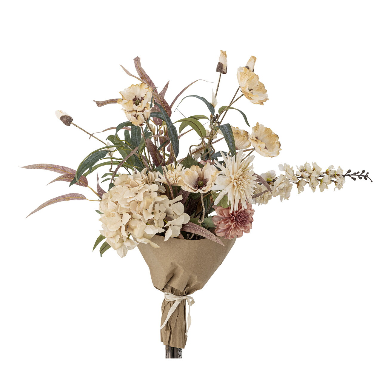 Buchet flori artificiale, Bloomingville, Hazy, 40x104 cm, poliester/polietilena, natural