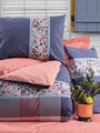 Lenjerie de pat pentru o persoana Single XXL (DE), Cielo - Coral, Cotton Box, Bumbac Ranforce