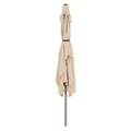 Umbrela dreptunghiulara cu manivela, Calpe, L.200 l.300 H.259 cm, aluminiu, sampanie/bej