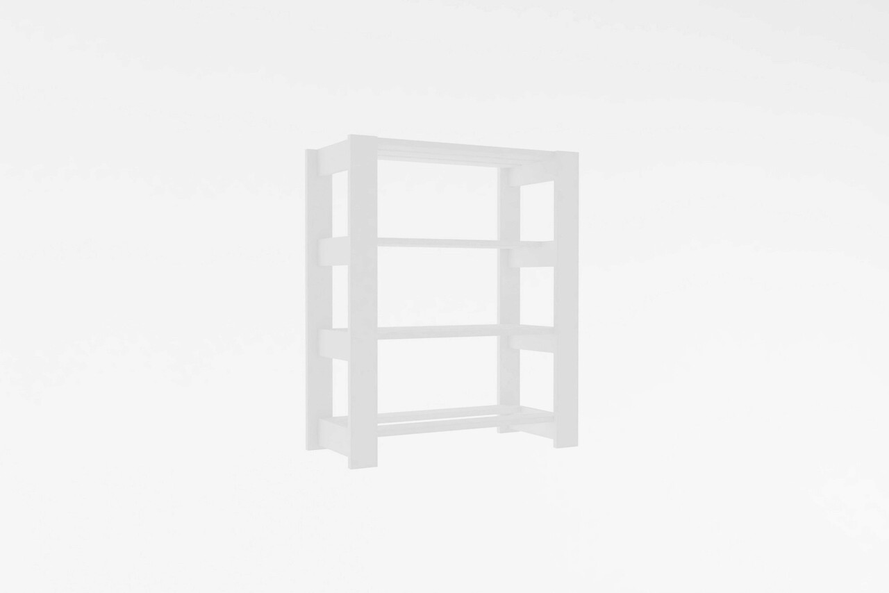 Pantofar, Puqa Design, Duplo, 69.8x90x33.6 cm, PAL, Alb - 2 | YEO