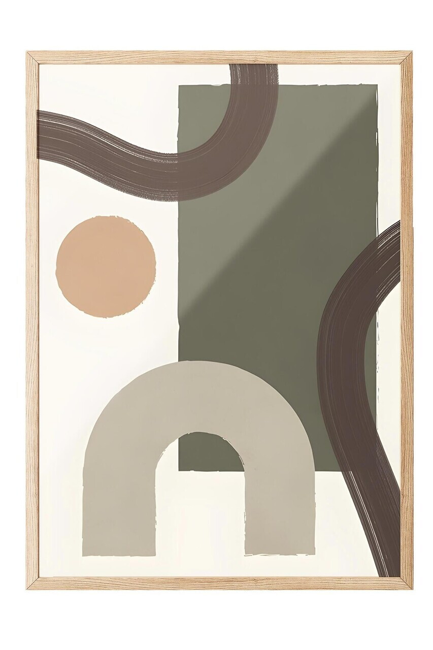 Tablou decorativ, 108588, Lemn masiv, Sticla PVC, Multicolor - view 2