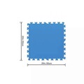 Set 9 placi pentru pardoseala Bestway Puzzle, 50x50 cm, polietilena, albastru