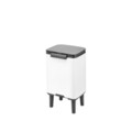Cos de gunoi, Brabantia, Bo Small, 4 L, 17.2x20x36 cm, otel, alb