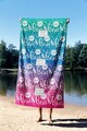 Prosop de plaja, Astacura, Beachfun 70, 70x130 cm, 70% poliester/30% poliamida, Multicolor