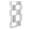 Corp biblioteca, Minima, Piramide Wide , 90x160x22 cm, Alb