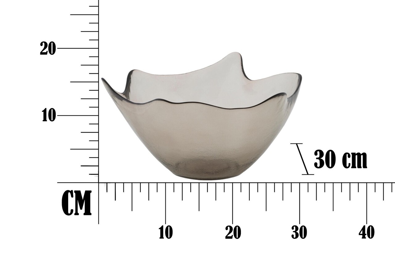 Bol Ciotola Smoke, Mauro Ferretti, Ø30x18 cm, sticla reciclata