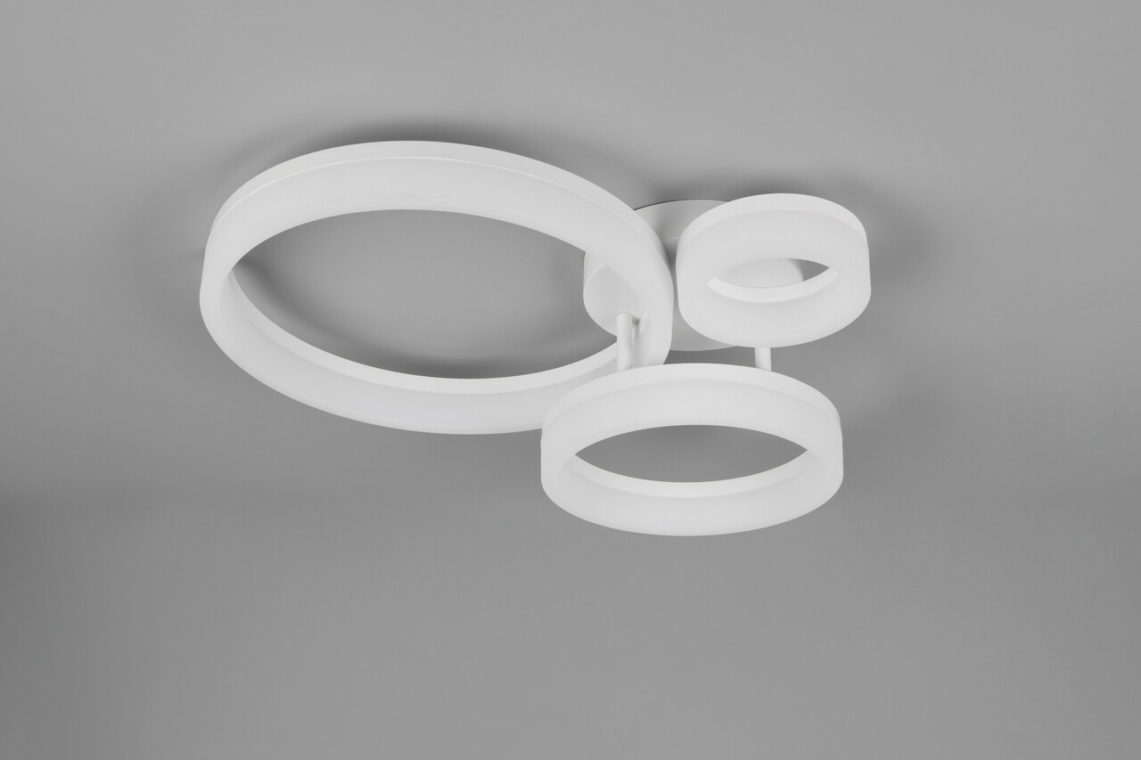 Plafoniera Scope, RL, 51x40.5x12.5 cm, 32W, 1x SMD, plastic, alb mat - imagine 2