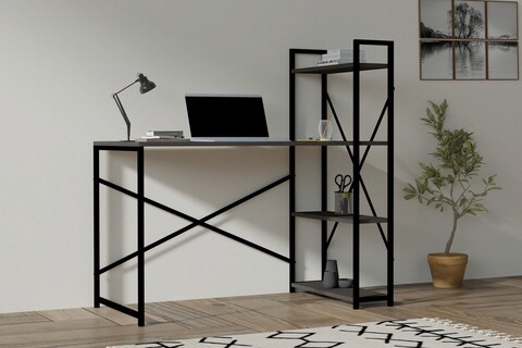 Birou, asse home, zernez, 120x75x60 cm, antracit