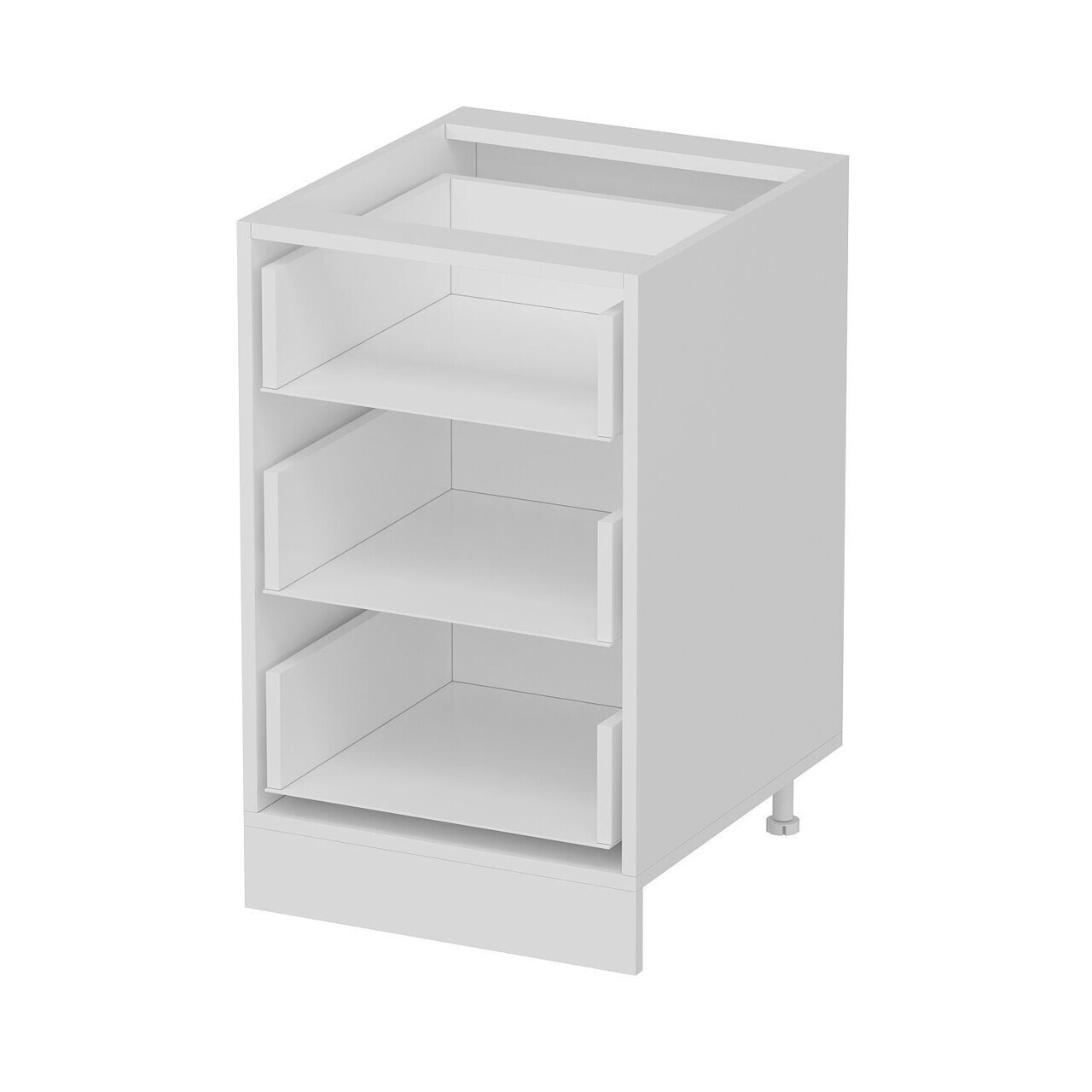 Dulap pentru bucatarie, Hanah Home, Minar, 50x87x58 cm, Alb / Antracit — imaginea 5
