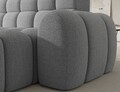 Coltar extensibil dreapta 3 locuri ELTAP, Ceedro, 283x165x98 cm, lemn/poliester, gri deschis