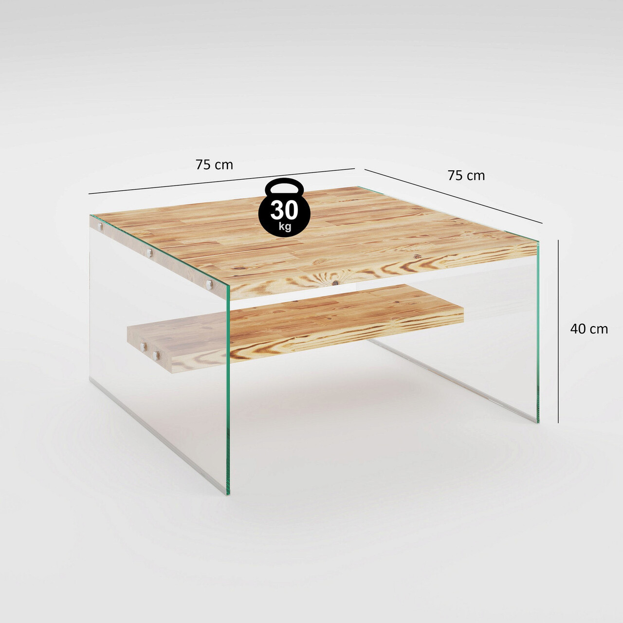 Set mobilier living, Neostill, Niagara S102, Lemn, Stejar